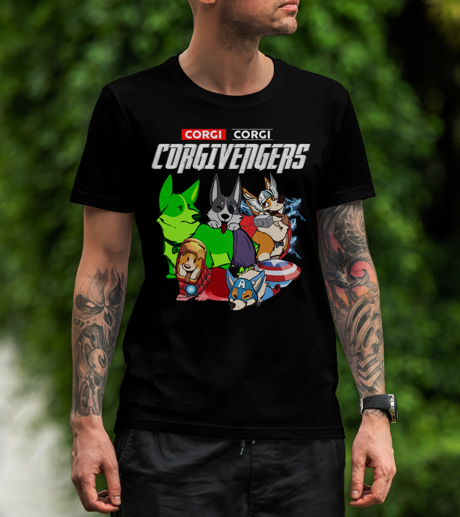 Corgi Corgi Corgivengers Dc1 T-Shirt