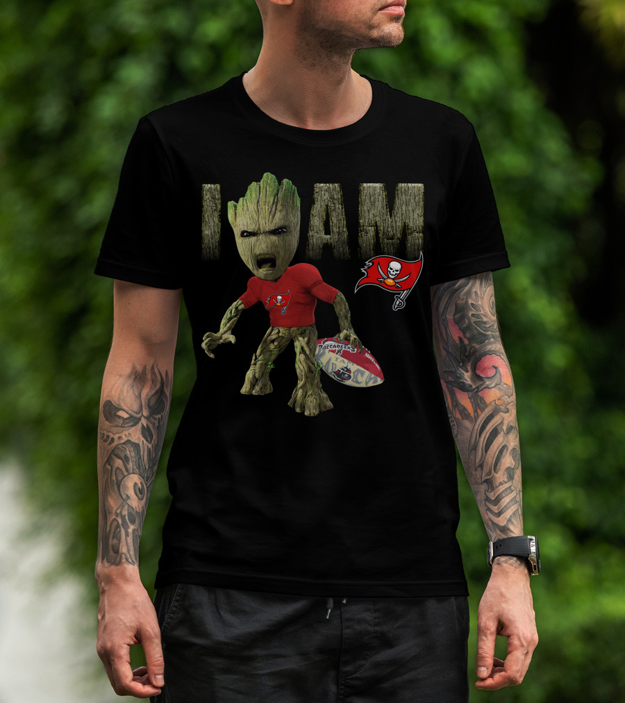 I Am Groot Buccaneers Football Only Today T-Shirt