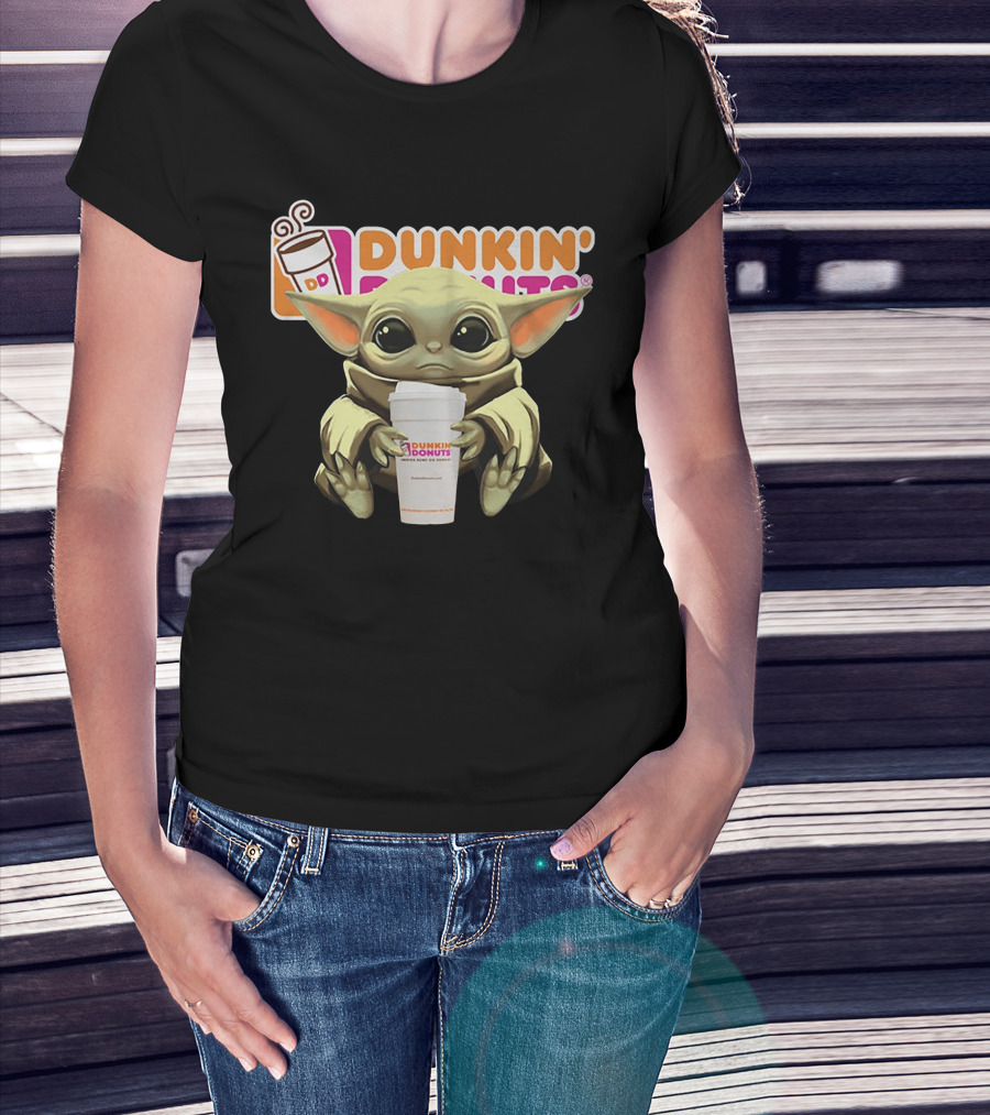 Only Today Dunkin Donuts Baby Alien Coffee T-Shirt