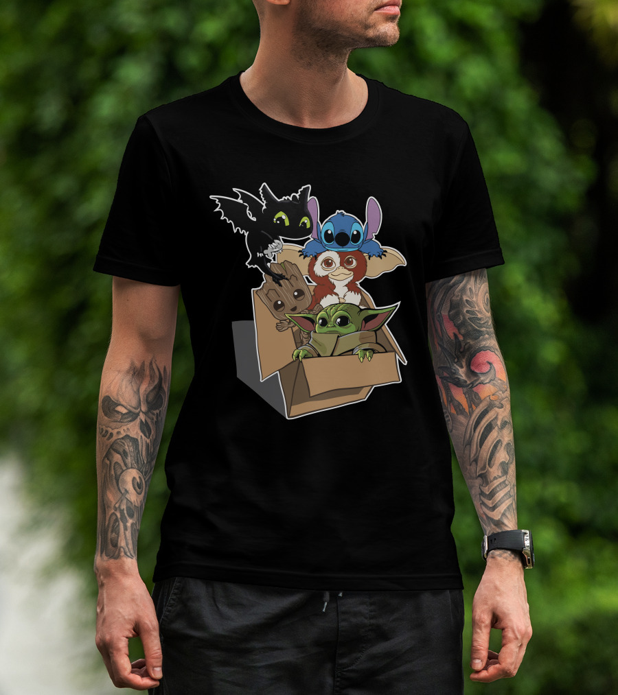 Only Today Cute Creatures In A Box T-Shirt