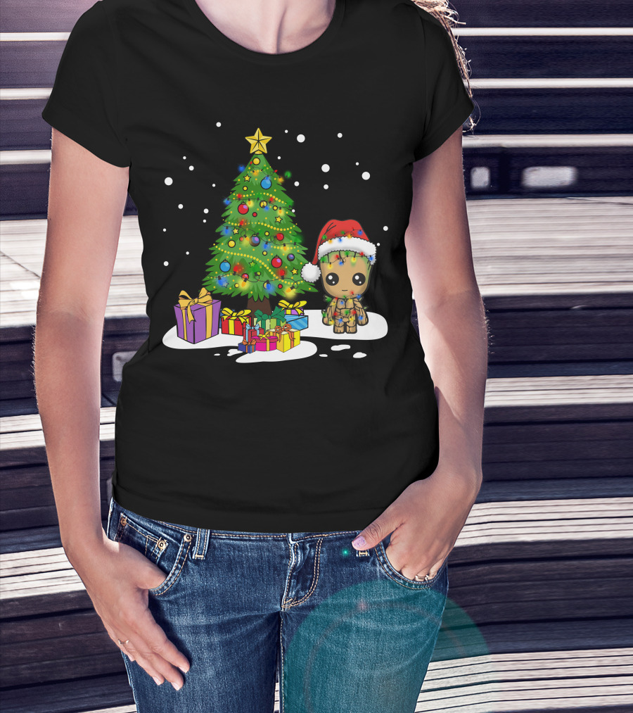 Only Today Christmas Tree Santa Hat Gifts T-Shirt