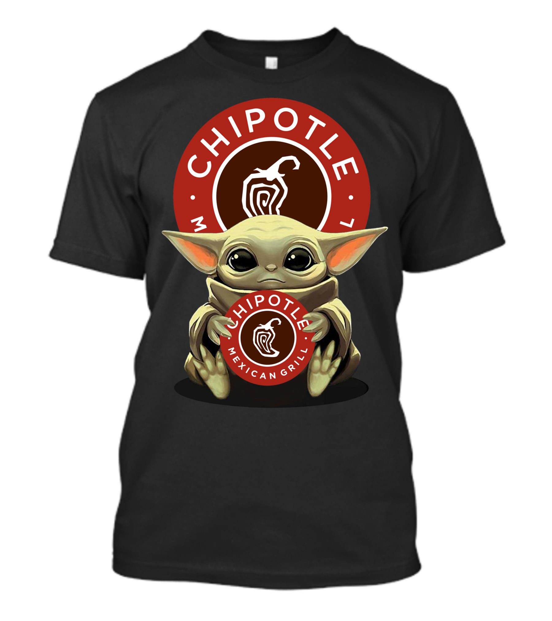Chipotle Mexican Grill 17 Baby Yoda T-Shirt