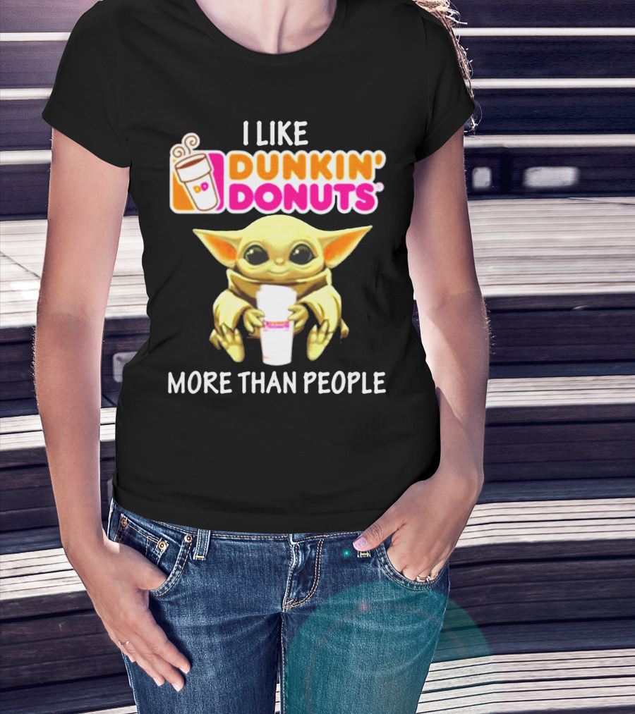 I Like Dunkin' Donuts More Than People T-Shirt