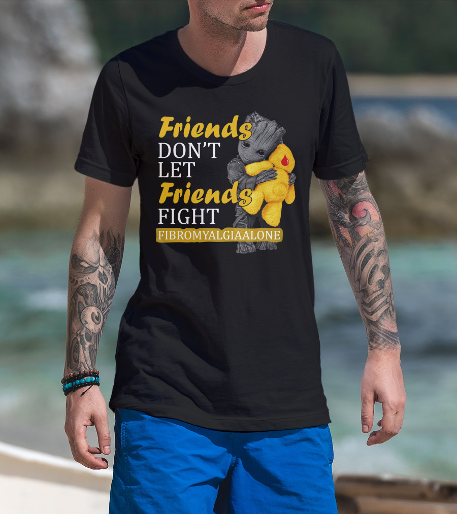 Friends Don't Let Friends Fight Fibromyalgia Alone T-Shirt