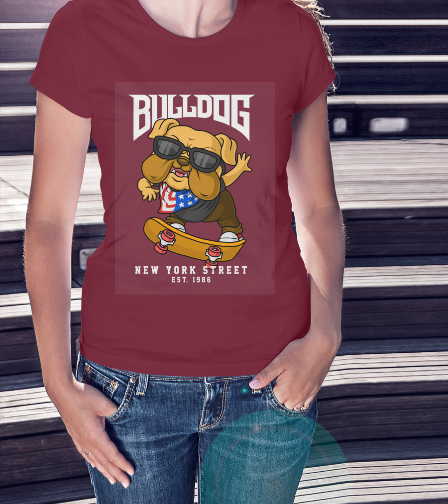 Bulldog New York Street Est. 1986 T-Shirt