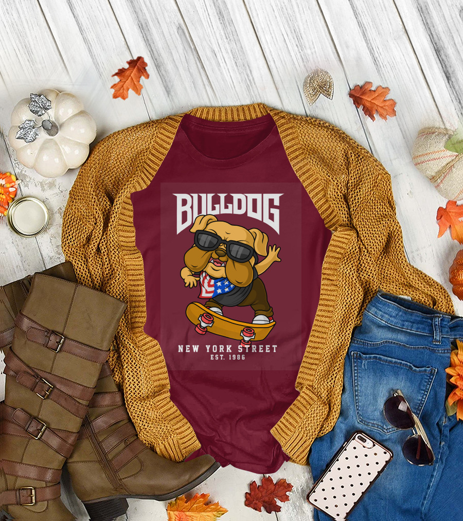 Bulldog New York Street Est. 1986 T-Shirt