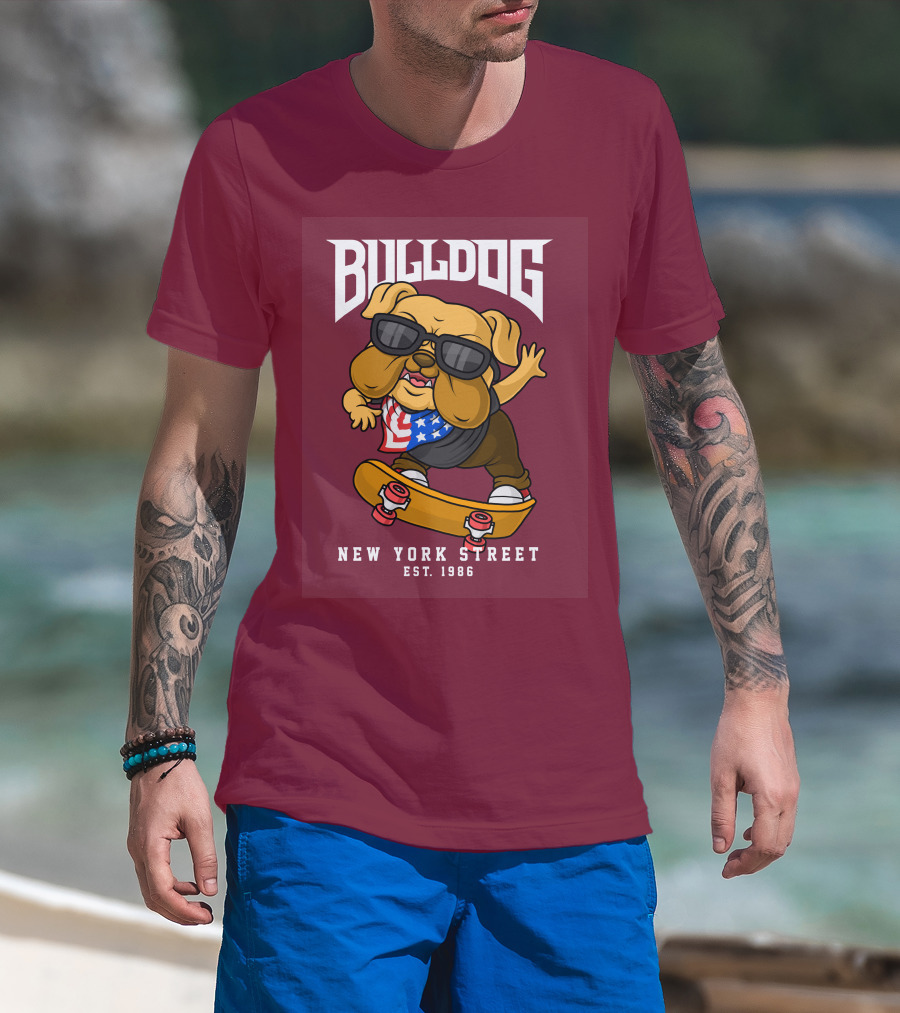Bulldog New York Street Est. 1986 T-Shirt