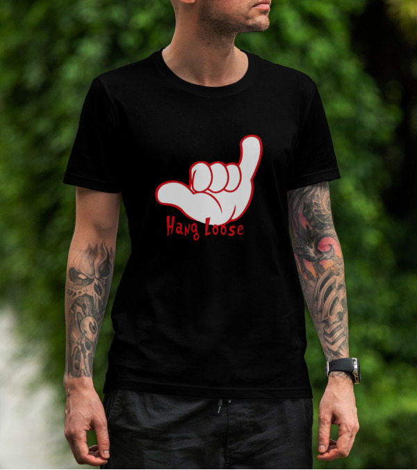 Hang Loose Shaka Hand Gesture Beach Vibes T-Shirt