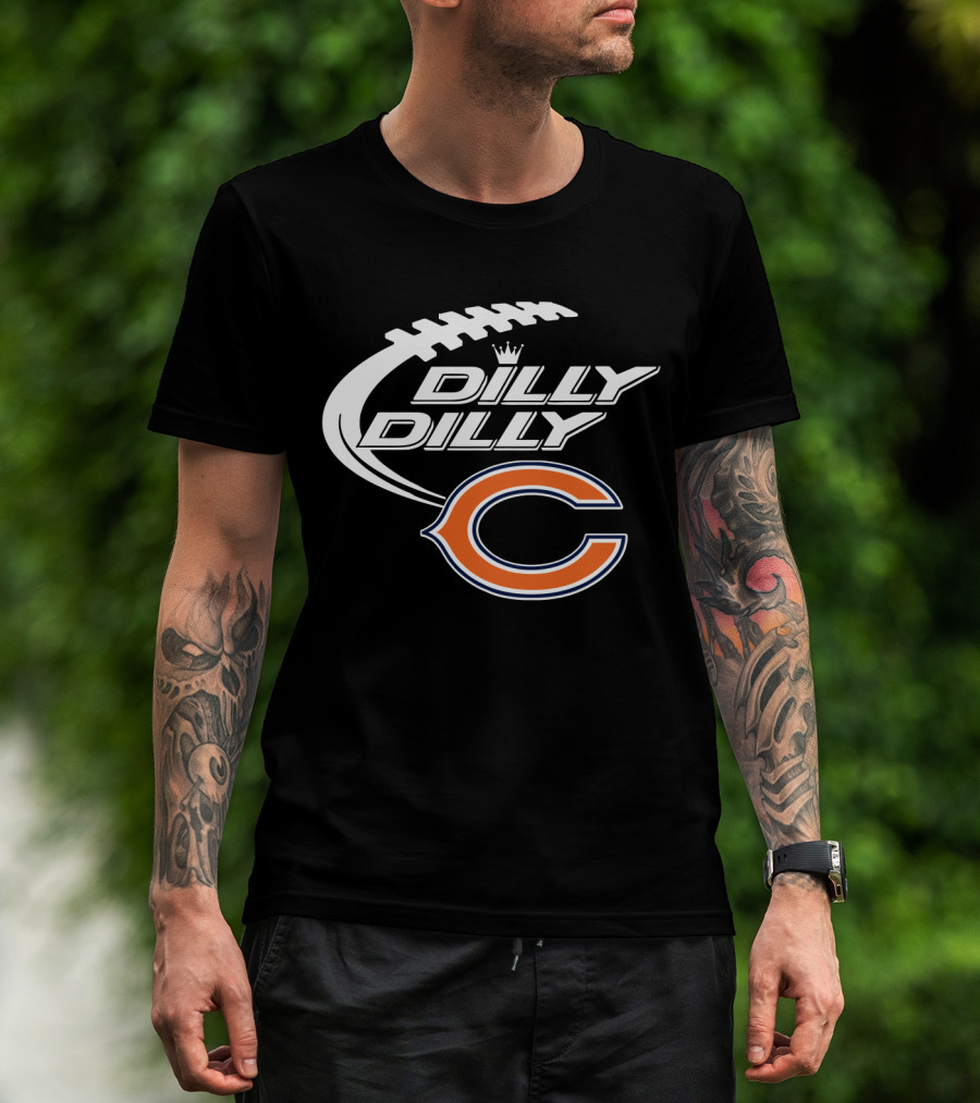Chicago Bears Dilly Dilly Bud Light Football Fans T-Shirt