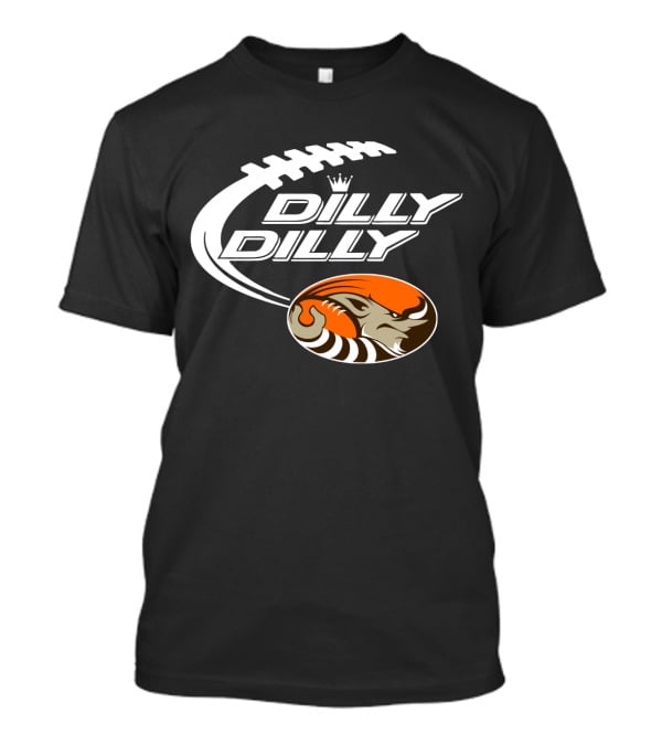 Cleveland Browns Dilly Dilly Football Helmet Bud Light T-Shirt