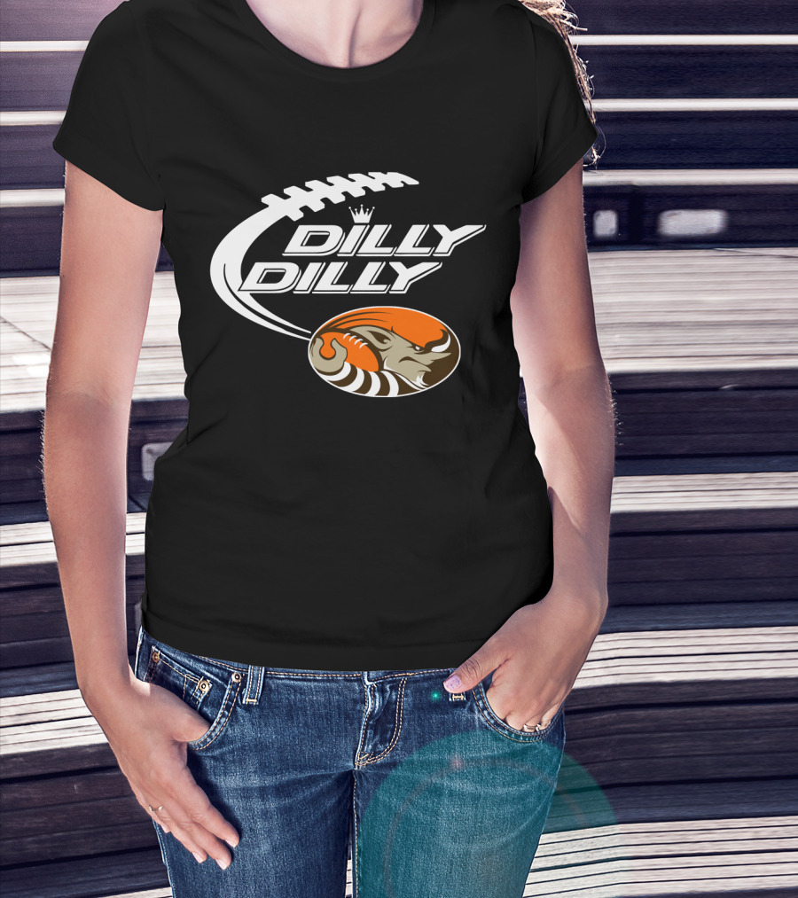 Cleveland Browns Dilly Dilly Football Helmet Bud Light T-Shirt