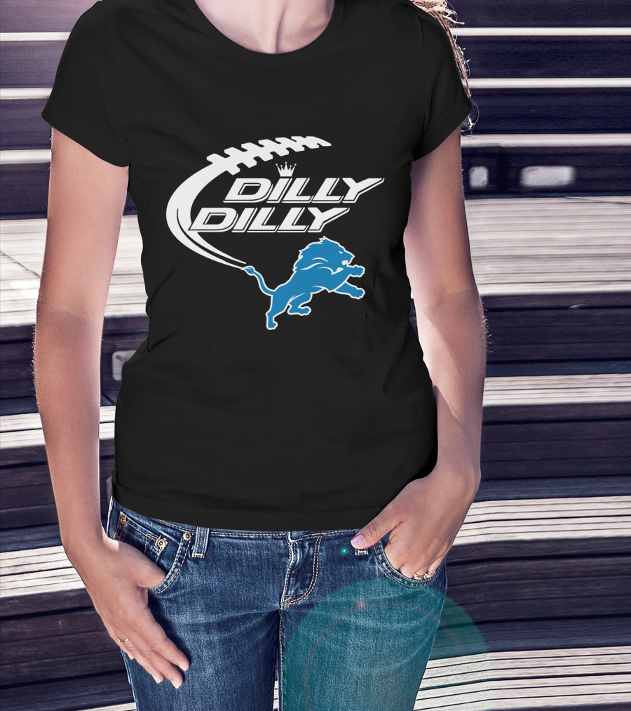 Detroit Lions Dilly Dilly Bud Light Football Lions T-Shirt