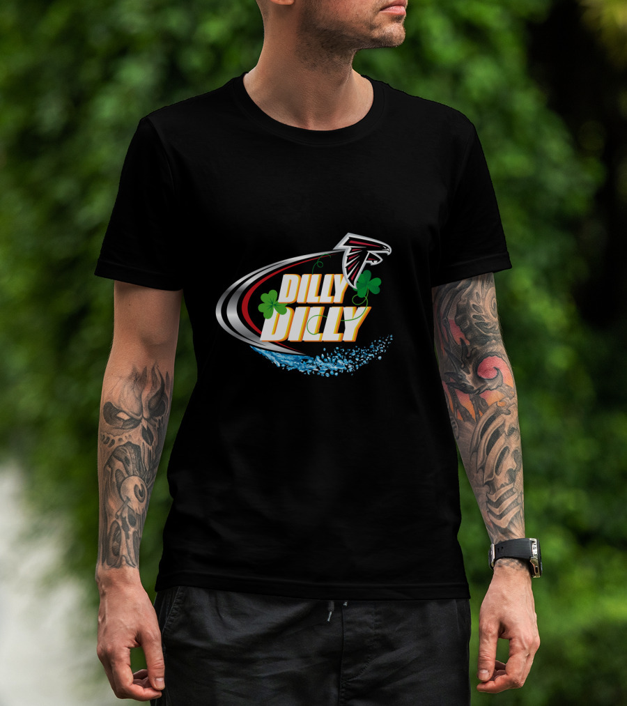 Dilly Dilly Atlanta Falcons Shamrock Splash T-Shirt