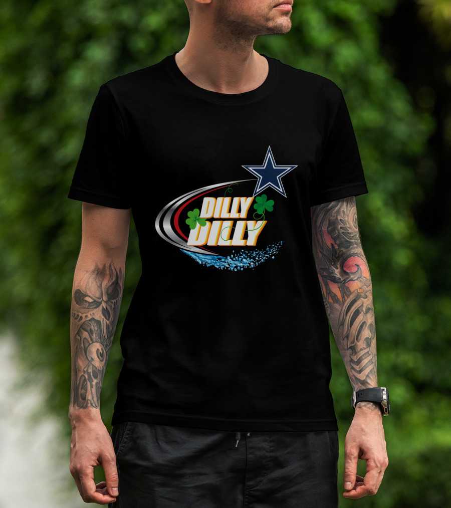Dilly Dilly Cowboys Star Shamrocks T-Shirt