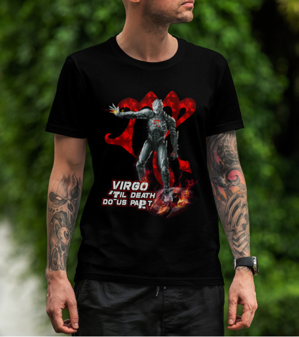 Virgo Til Death Do Us Part Marvel Iron Man Fans T-Shirt