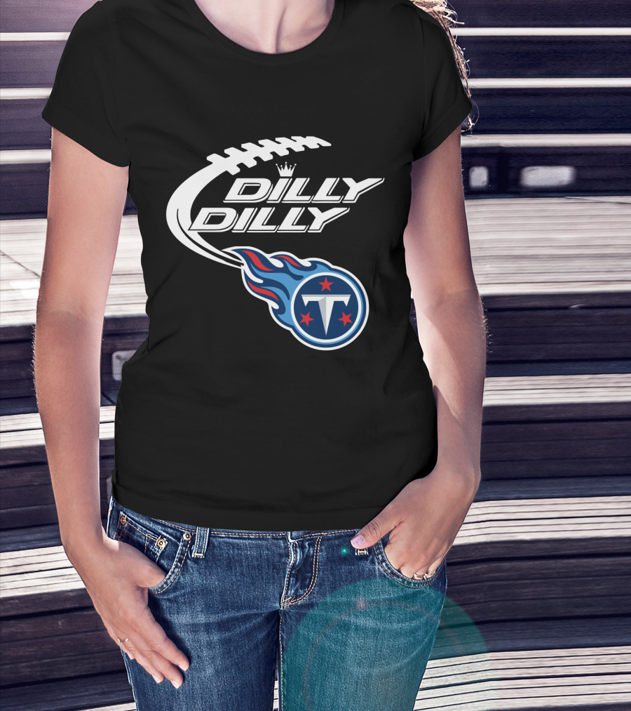 Tennessee Titans Dilly Dilly Bud Light Football Fans T-Shirt