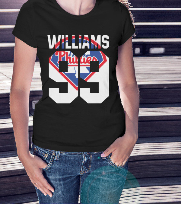 Philadelphia Phillies 1993 Williams 99 Baseball T-Shirt