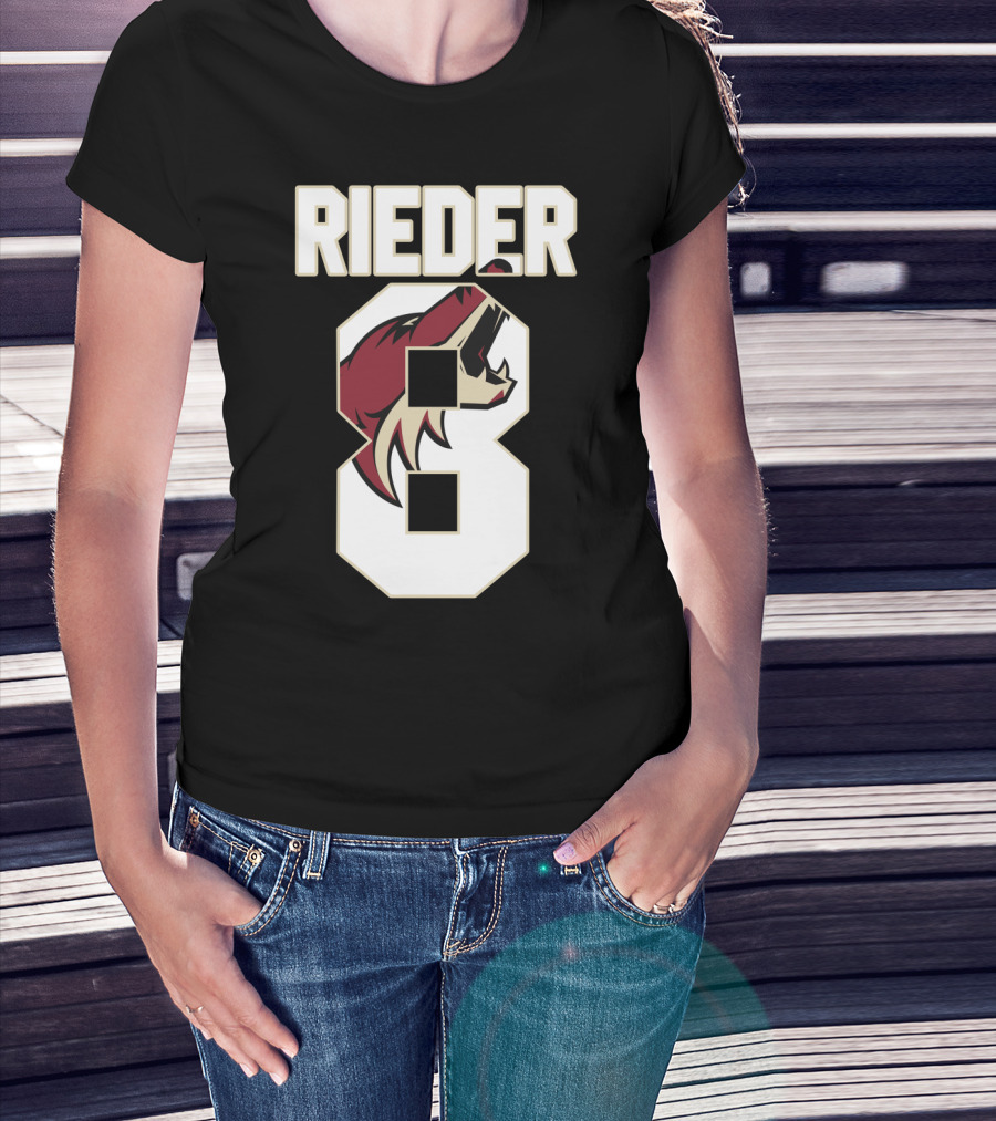 Arizona Coyotes Tobias Rieder Number 8 NHL Team T-Shirt
