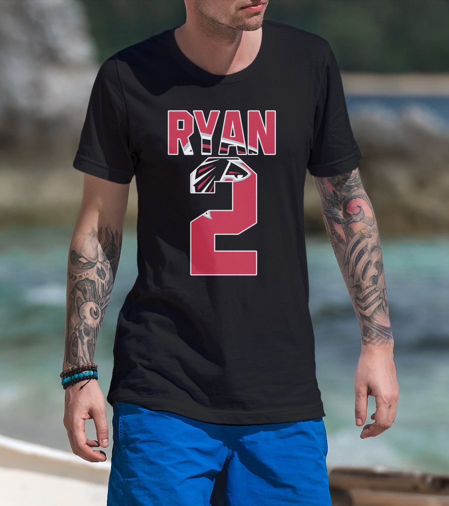 Atlanta Falcons Matt Ryan Number 2 Jersey Fan T-Shirt
