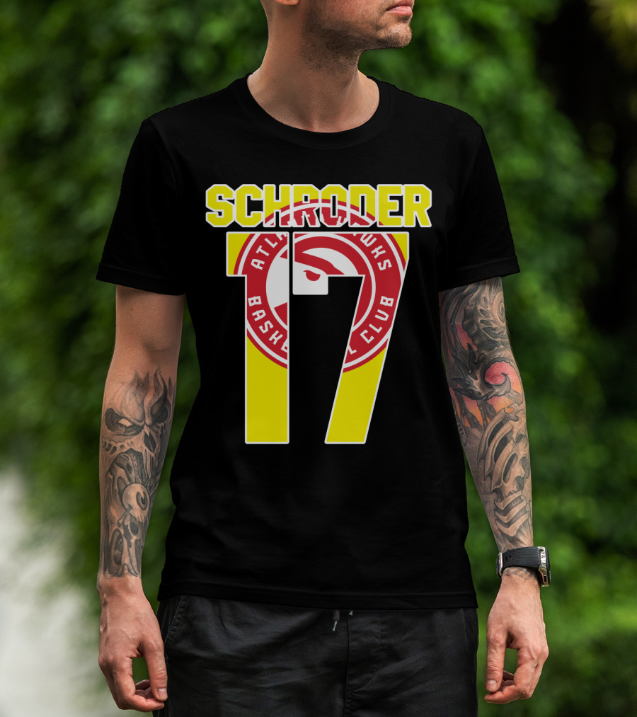 Schroder 17 Atlanta Hawks Basketball Club T-Shirt