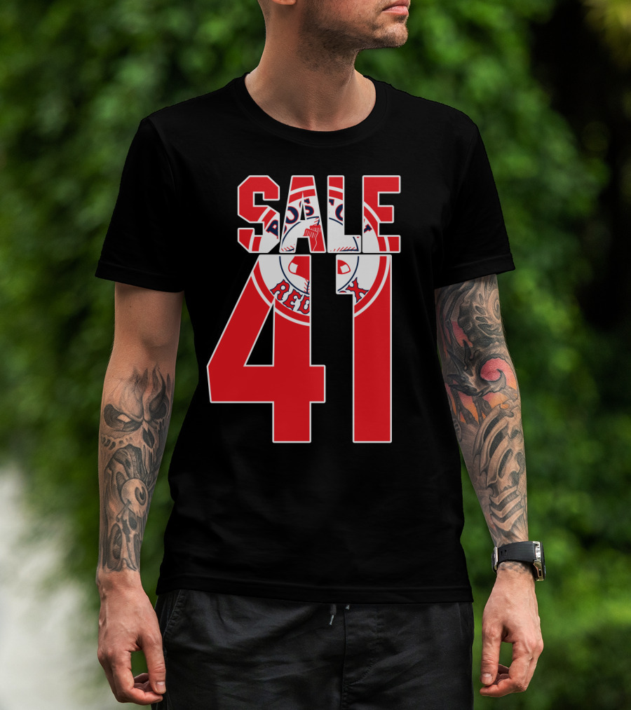 Boston Red Sox Chris Sale 41 Baseball T-Shirt