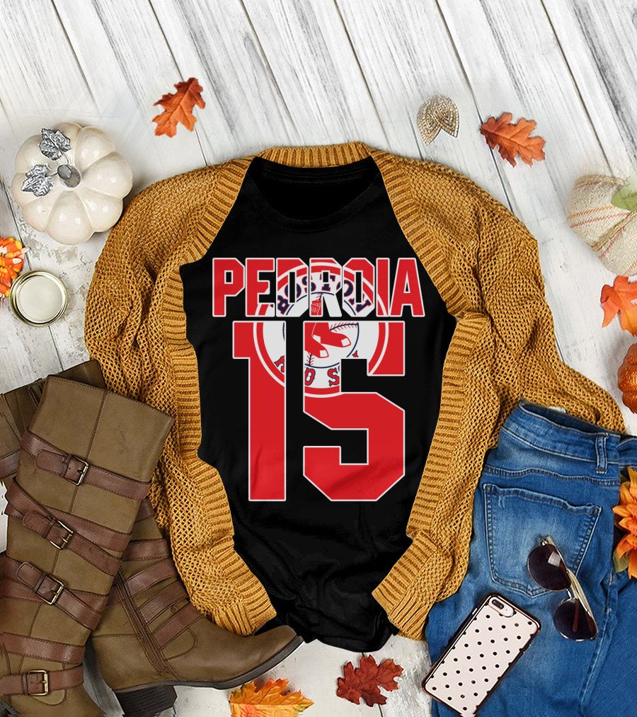 Boston Red Sox Pedroia 15 T-Shirt