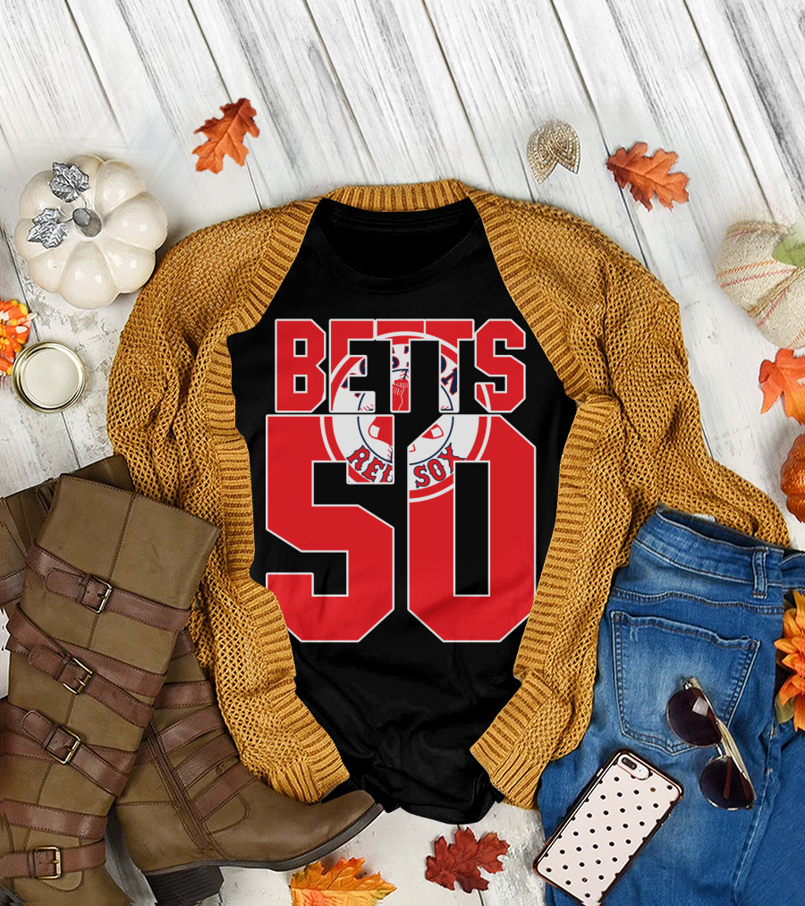 Betts 50 Boston Red Sox T-Shirt
