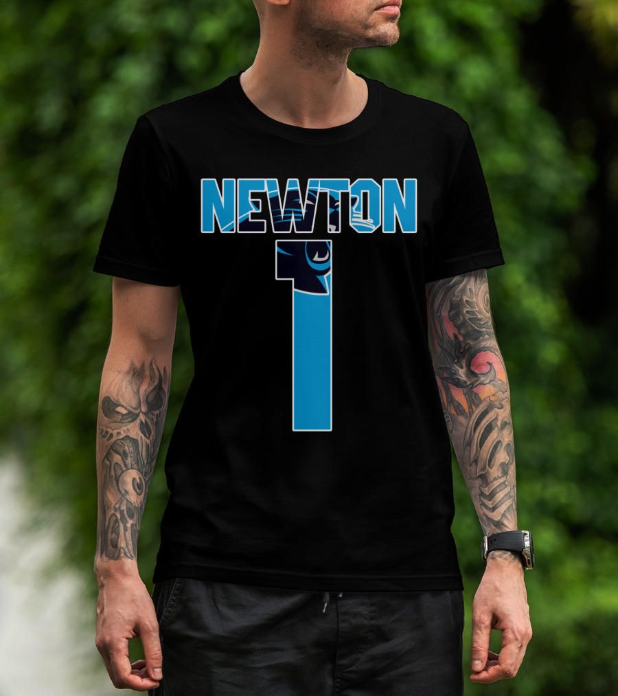 Newton Panthers Number 1 T-Shirt
