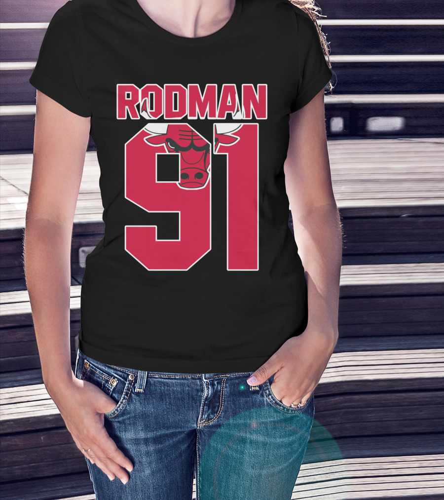 Rodman 91 Chicago Bulls T-Shirt