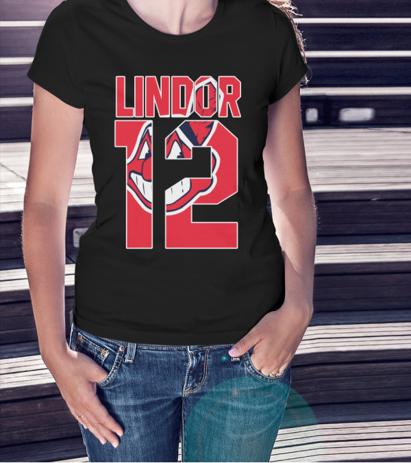 Lindor 12 Cleveland Indians T-Shirt
