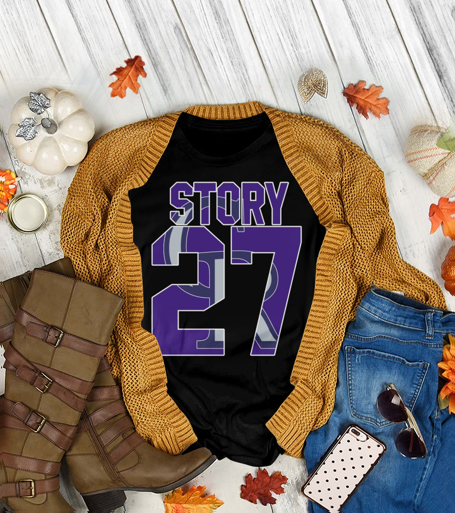 Colorado Rockies Story 27 Player Number T-Shirt