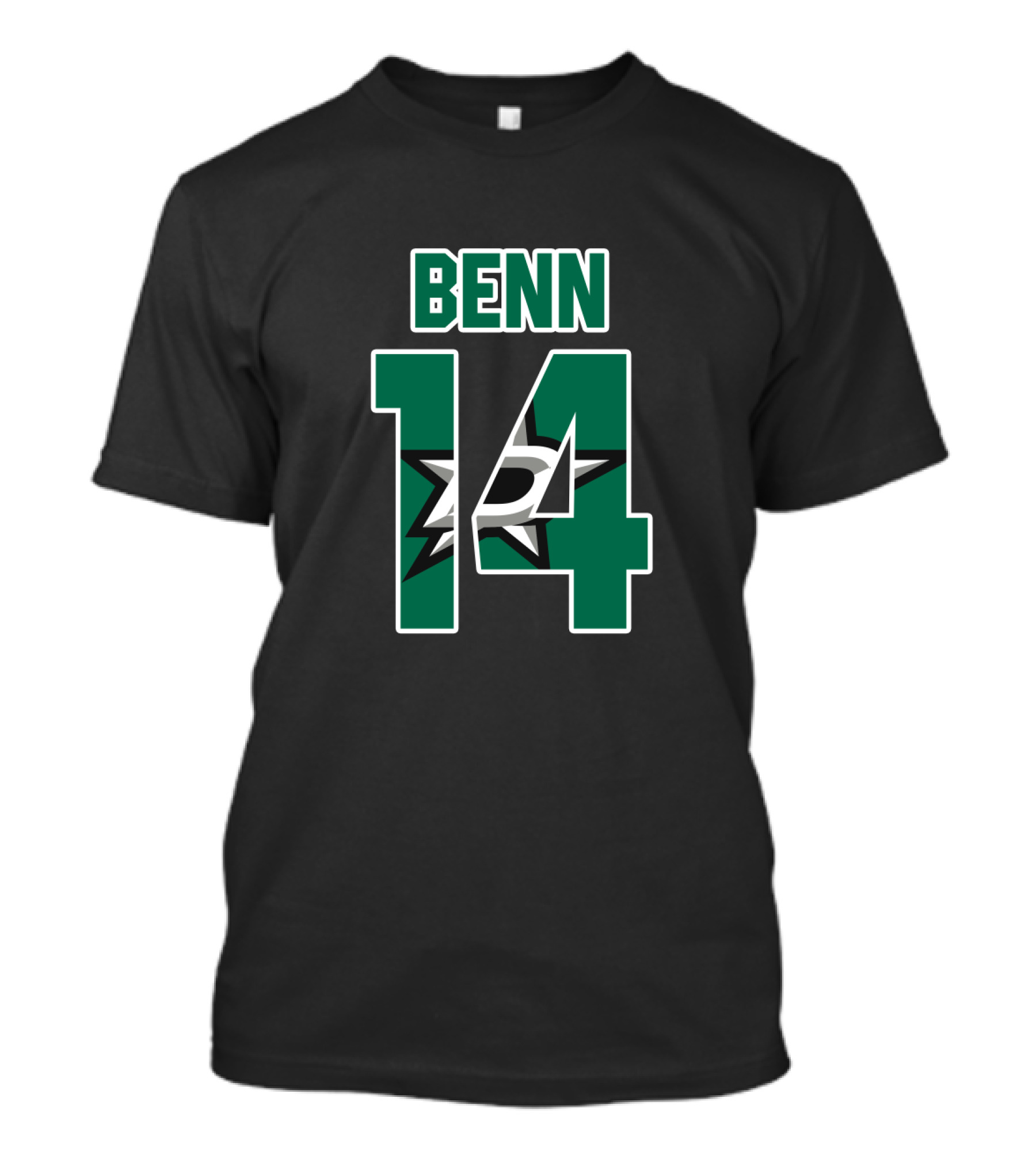 Dallas Stars Benn 14 NHL Hockey Fans T-Shirt