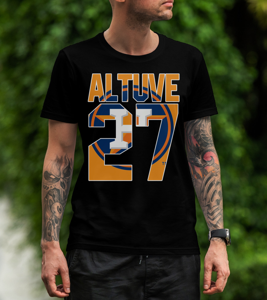 Altuve 27 Houston Astros Baseball T-Shirt