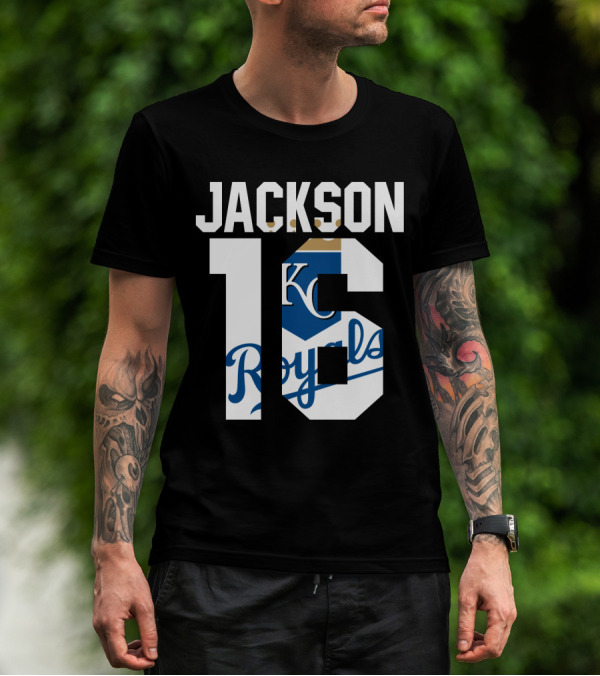 Kansas City Royals Jackson 16 KC T-Shirt