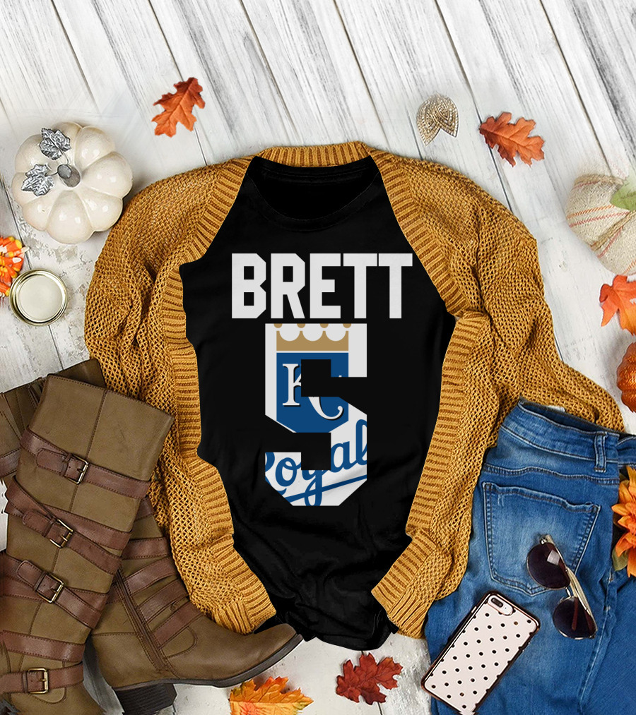 George Brett Kansas City Royals Number 5 KC Royals T-Shirt