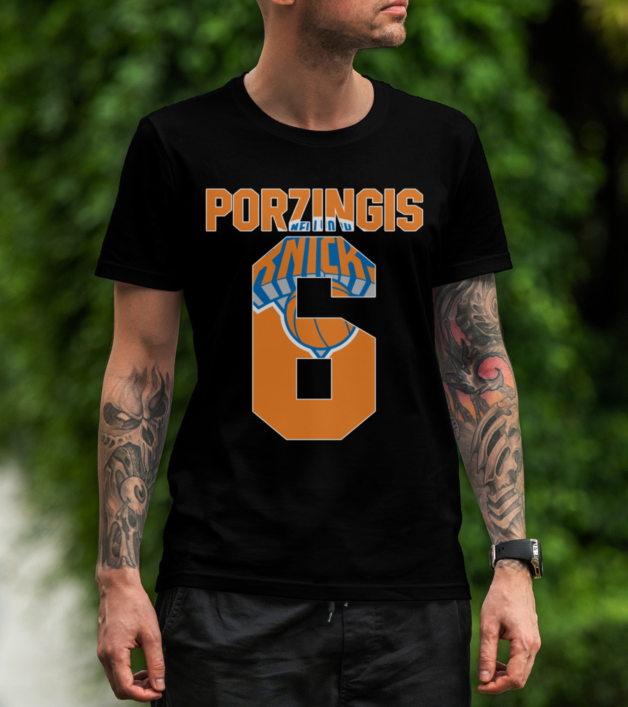 Porzingis New York Knicks Nba T-Shirt