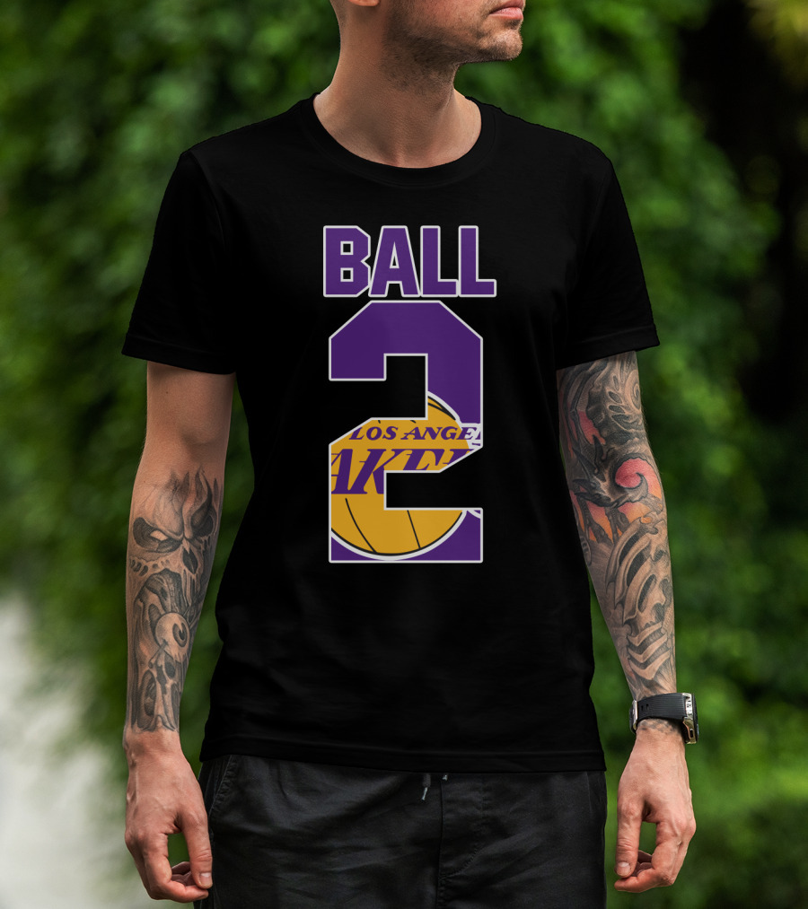 Los Angeles Lakers Lonzo Ball 2 T-Shirt