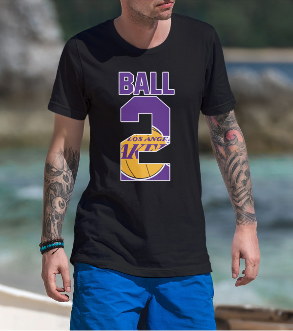 Los Angeles Lakers Lonzo Ball 2 T-Shirt