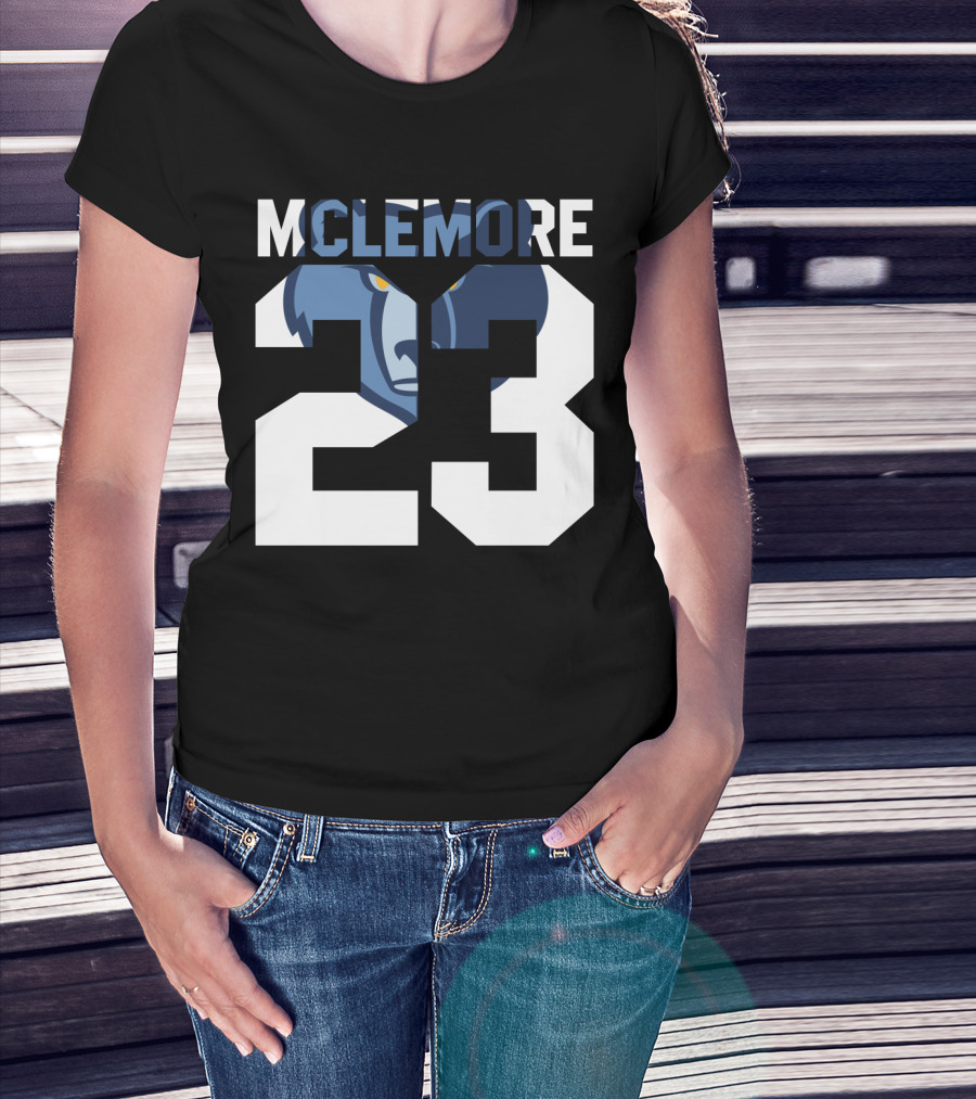 Memphis Grizzlies Ben Mclemore 23 Number T-Shirt