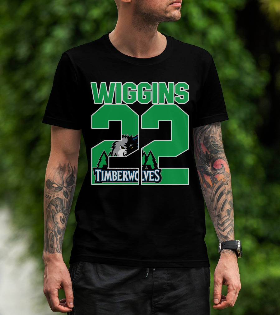Wiggins 22 Minnesota Timberwolves T-Shirt