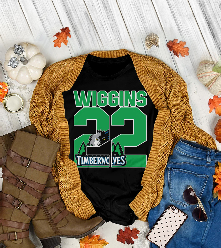 Wiggins 22 Minnesota Timberwolves T-Shirt