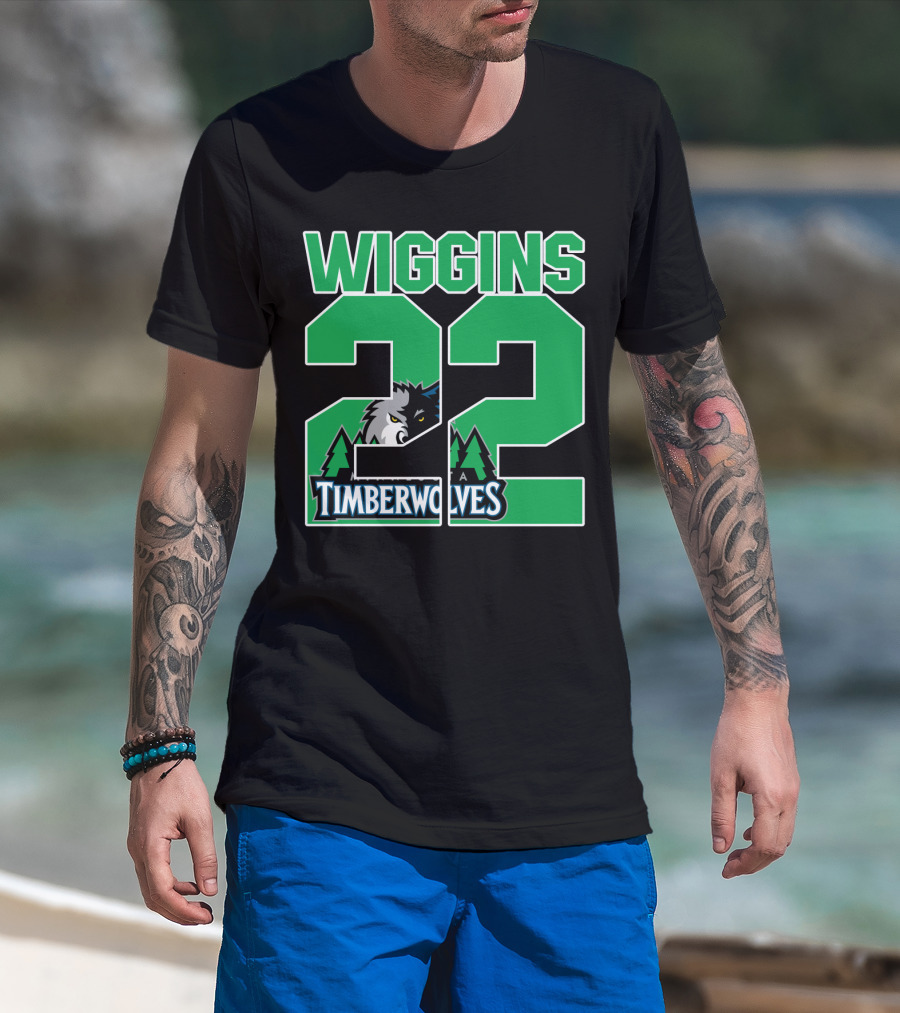 Wiggins 22 Minnesota Timberwolves T-Shirt