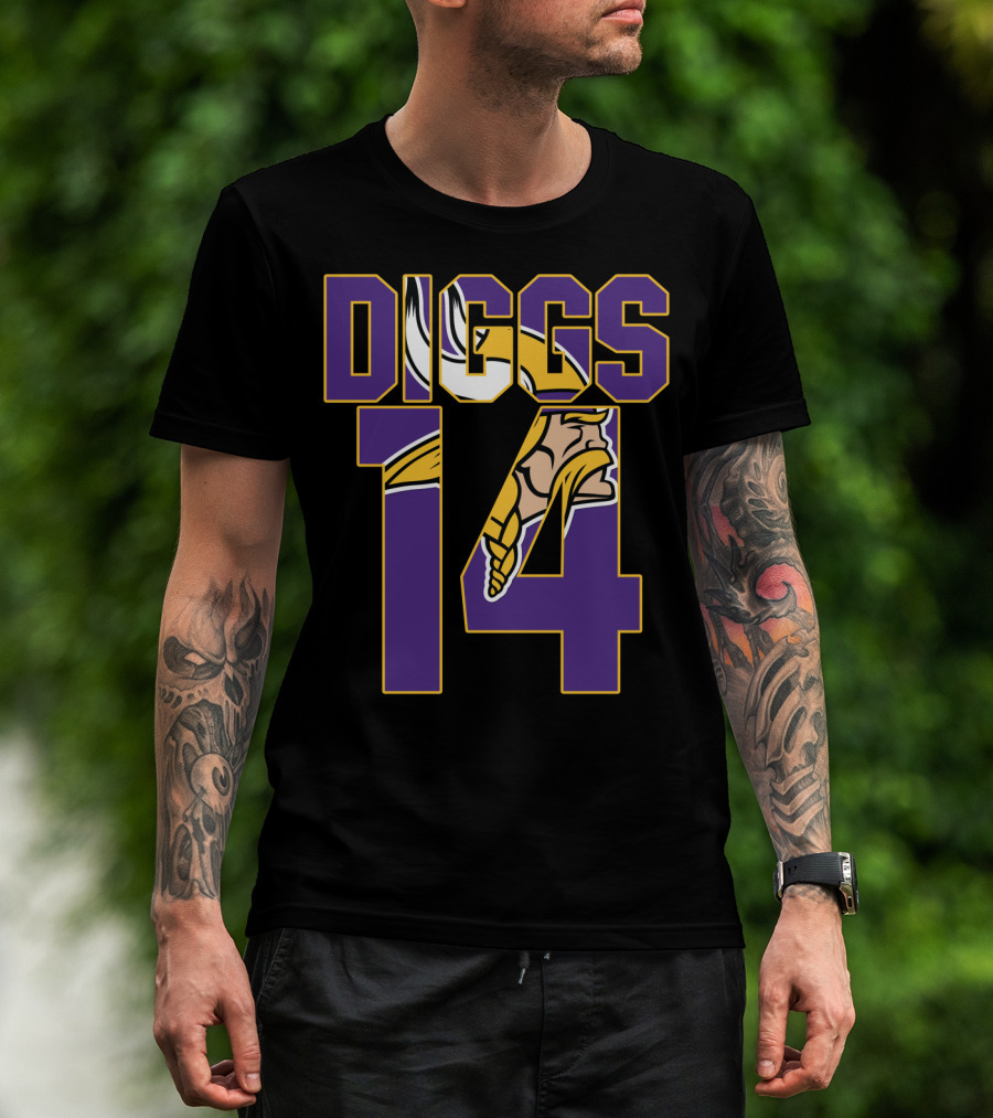 Minnesota Vikings Stefon Diggs 14 Jersey T-Shirt