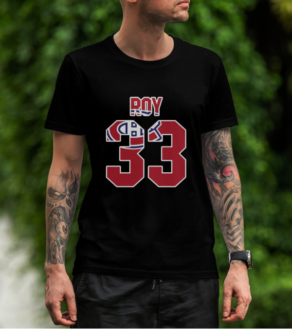 Montreal Canadiens Roy 33 NHL Hockey Fans T-Shirt