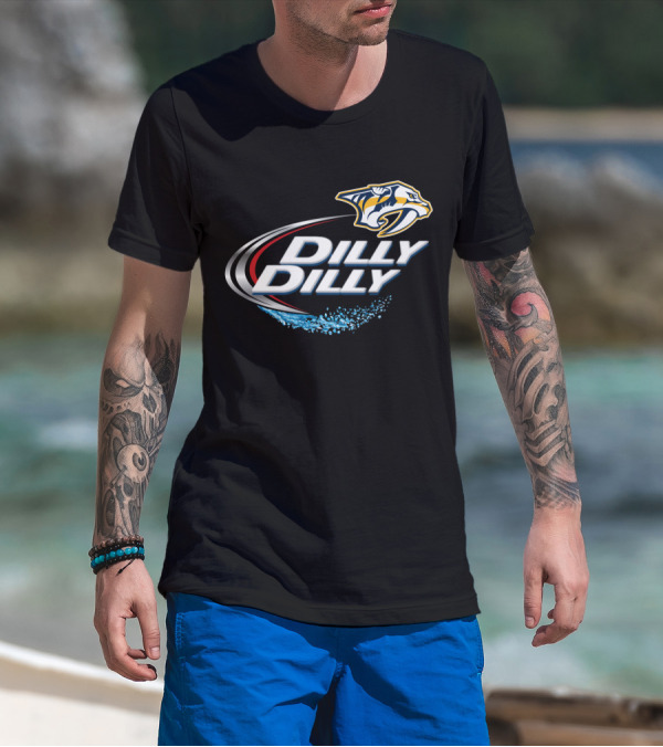 Nashville Predators Dilly Dilly Logo For NHL Fan T-Shirt