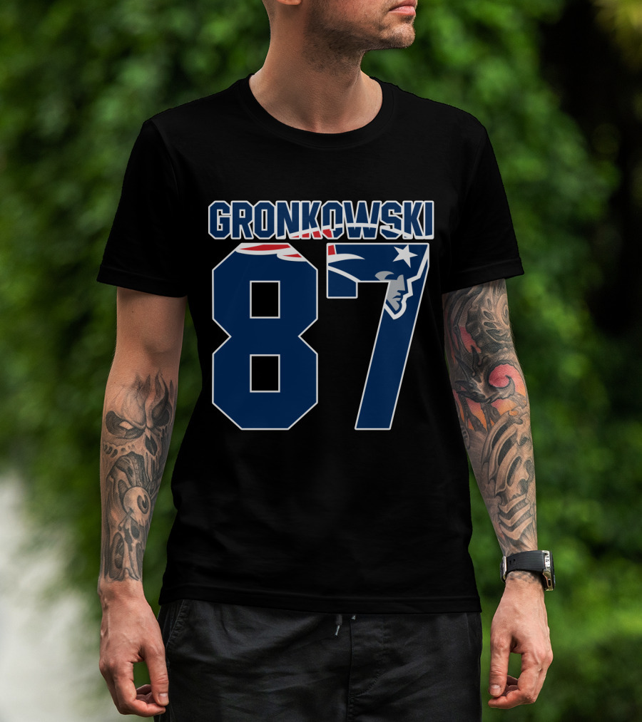 Gronkowski 87 New England Patriots T-Shirt