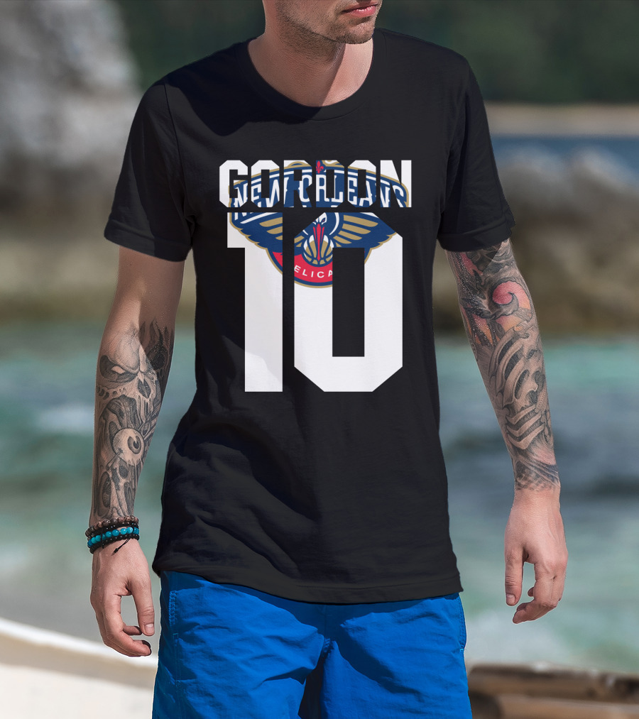 New Orleans Pelicans Eric Gordon 10 Nba Basketball T-Shirt