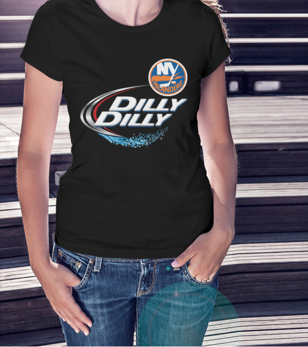 New York Islanders Dilly Dilly NHF Fan Logo Splash T-Shirt