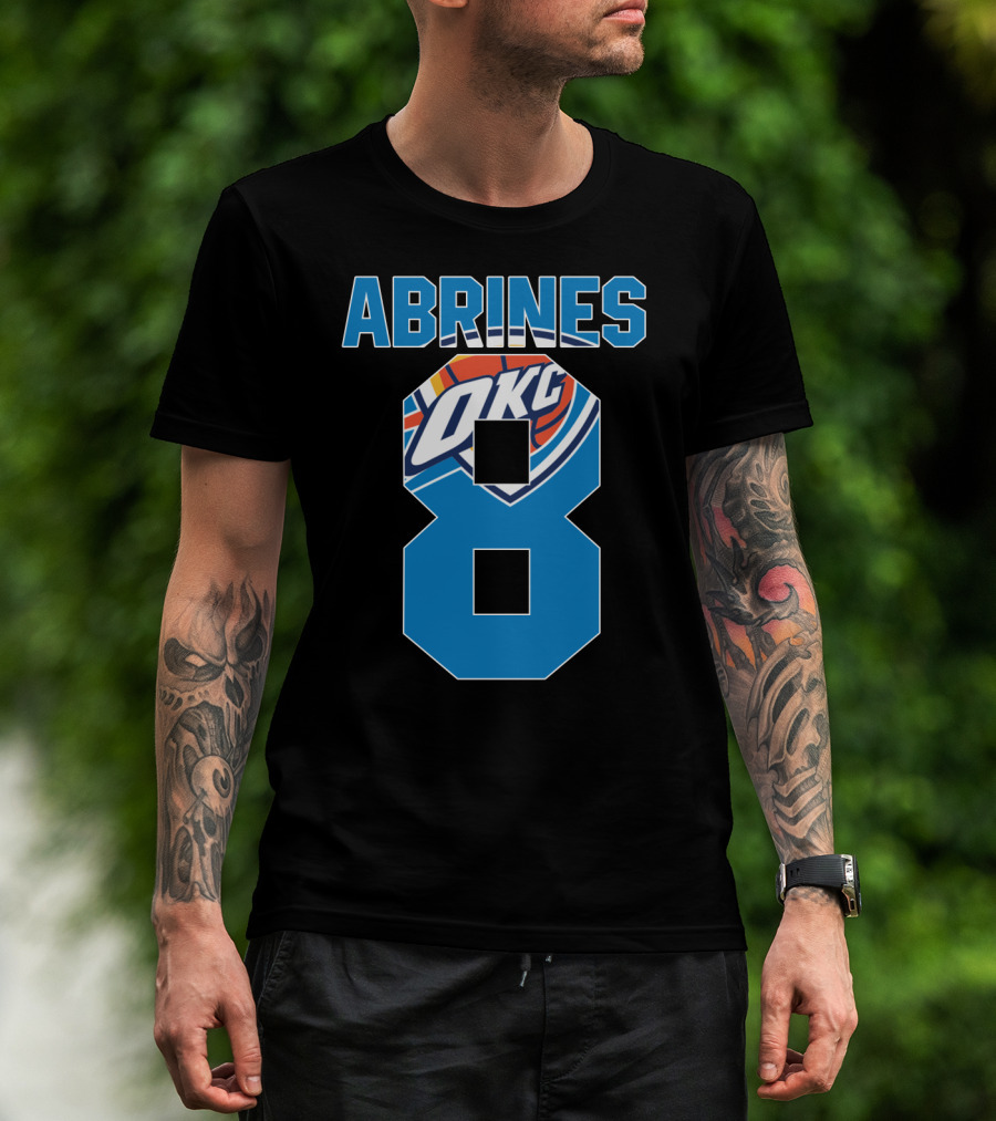 Oklahoma City Thunder Abrines 8 Okc Basketball Nba T-Shirt