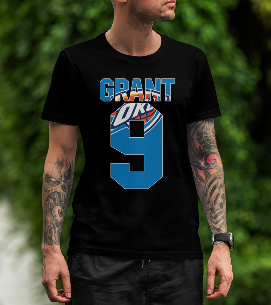 Oklahoma City Thunder Jerami Grant 9 Nba T-Shirt